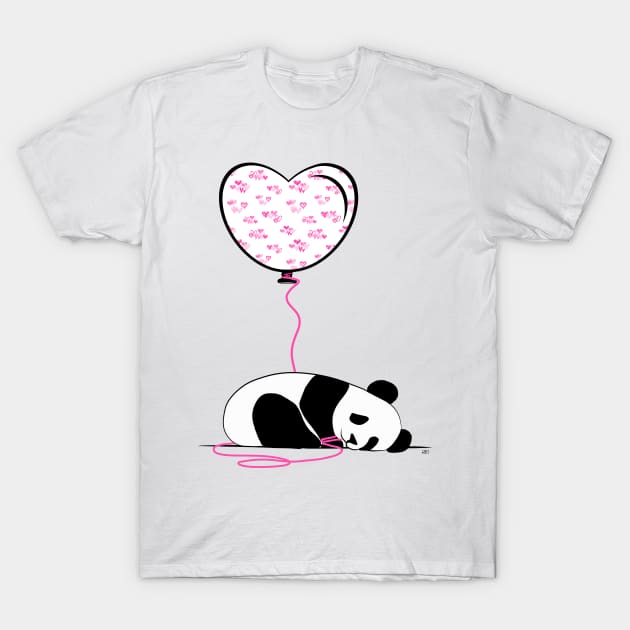 panda T-Shirt by alekayami